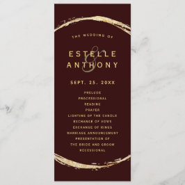 ブルゴーニュ素朴金ゴールドサークルアンパサンド結婚ズ プログラム