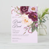 ブルゴーニュ素朴&ピンクペオニーブライダルブランチ 招待状 (スタンド正面)