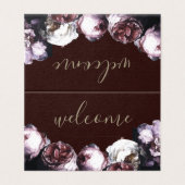 ブルゴーニュ結婚フローラの給食カード (外部フラット)