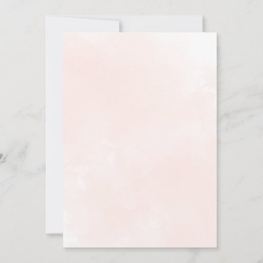 ブルゴーニュ結婚フローラズガウンブライダルシャワー 招待状 (裏面)