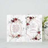 ブルゴーニュ結婚フローラ小冊子プログラム1/2ページ (スタンド正面)