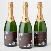 ブルゴーニュ結婚フローラ スパークリングワインラベル (ボトル)