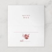 ブルゴーニュ結婚フローラ プレイスカード (外部開封)