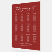 ブルゴーニュ結婚ーのシーティンググラフアクリル記号 アクリルサイン (傾斜)