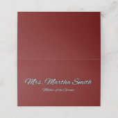 ブルゴーニュ結婚ープレイスカード プレイスカード (外部開封)