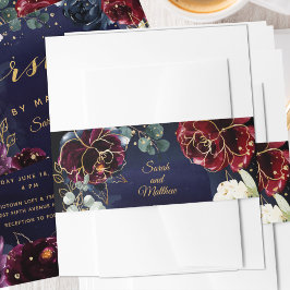 ブルゴーニュ結婚ー海軍II 招待状ベリーバンド