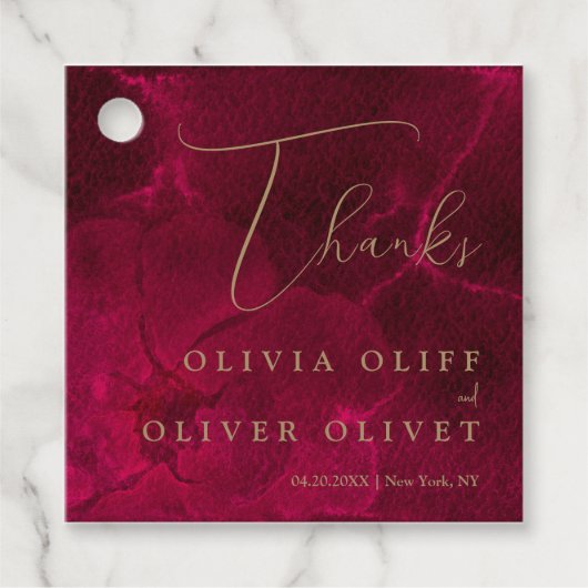 ブルゴーニュ結婚ー熱 フェイバータグ (正面)