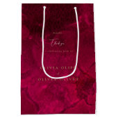 ブルゴーニュ結婚ー熱 ミディアムペーパーバッグ (裏面)