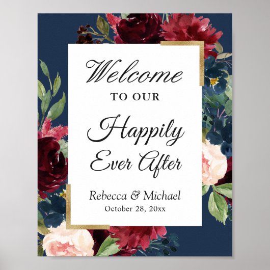 ブルゴーニュ結婚ー・ブルーのフローラの後で幸せに ポスター (正面)