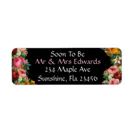 ブルゴーニュ結婚・ブラック・フローラが間もなくミセス ラベル