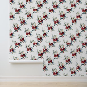 ブルゴーニュ花柄の植物性自然 壁紙