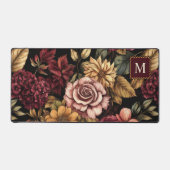 ブルゴーニュ花柄モノグラム デスクマット (正面)