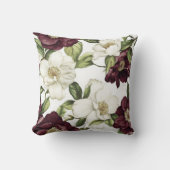 ブルゴーニュ花柄 クッション (正面)