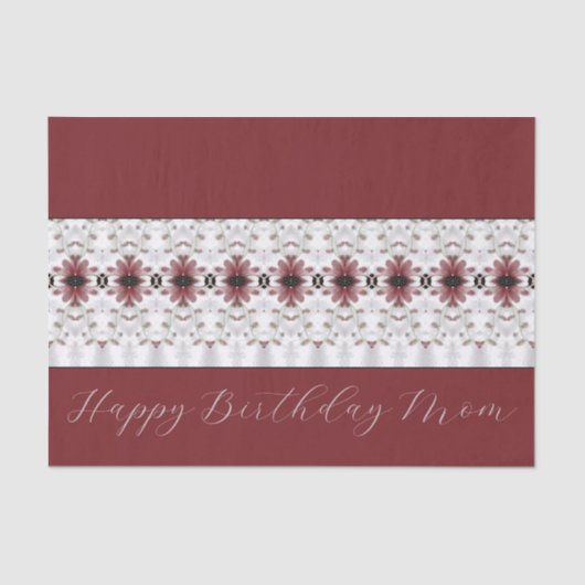 ブルゴーニュ花柄 薄葉紙 (正面)