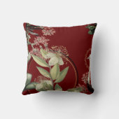 ブルゴーニュ芸術的フローラデザイン クッション (裏面)