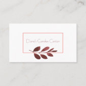 ブルゴーニュ茎 名刺 (正面)