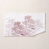 ブルゴーニュ葉ドリームズ水彩 バスタオルセット (ハンドタオル)