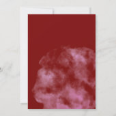 ブルゴーニュ行き先飛行機結婚の海外便 招待状 (裏面)