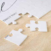 ブルゴーニュ赤いフラワーガール提案 ジグソーパズル (側面)