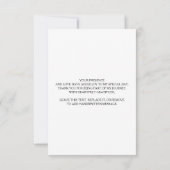 ブルゴーニュ赤い花黒ありがとう サンキューカード (裏面)