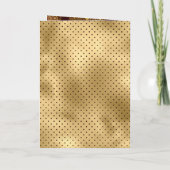 ブルゴーニュ赤と金ゴールドアジアのモチーフ結婚ムスリム 招待状 (裏面)