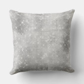 ブルゴーニュ赤と銀の輝き クッション (裏面)