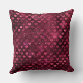 ブルゴーニュ赤キス唇 クッション (裏面)