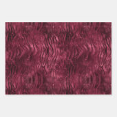 ブルゴーニュ赤キス唇 ラッピングペーパーシート (正面3)