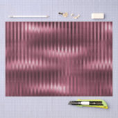 ブルゴーニュ赤グリジーストライプ 薄葉紙 (クラフト)