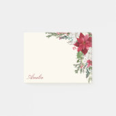 ブルゴーニュ赤フローラクリスマスブーケ名物 ポストイット (正面)