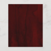 ブルゴーニュ赤フローラ結婚のメニュー チラシ (裏面)