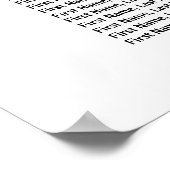 ブルゴーニュ赤フローラ13台結婚のシーティングチャー ポスター (角)