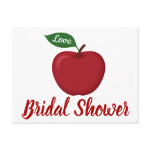 ブルゴーニュ赤ブライダルシャワーアップルカントリー結婚式