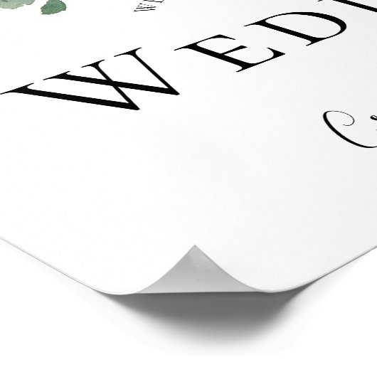 ブルゴーニュ赤ワインが看板結婚にようこそ ポスター (角)