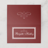 ブルゴーニュ赤座席表 プレイスカード (外部開封)