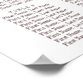 ブルゴーニュ赤海軍フローラボ素朴ホ座席表 ポスター (角)