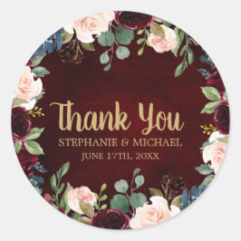 ブルゴーニュ赤海軍フローラ素朴ボホサンキュー ラウンドシール