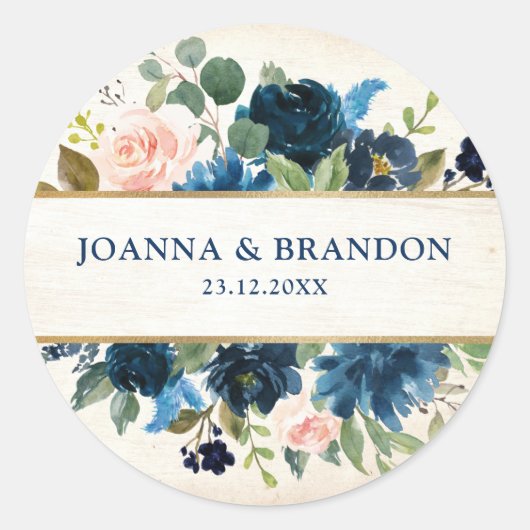 ブルゴーニュ赤海軍フローラ素朴ボホサンキュー ラウンドシール (正面)