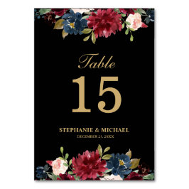 ブルゴーニュ赤海軍フローラ素朴ボーホテーブル番号 テーブルナンバー