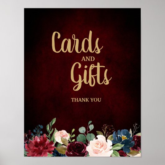 ブルゴーニュ赤海軍素朴フローラボ結婚ホ徴候 ポスター (正面)