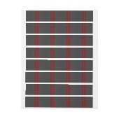 ブルゴーニュ赤炭素繊維スタイルレースストライプ ラップアラウンドラベル (シート)