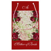 ブルゴーニュ赤素朴バラエレガント国 スモールペーパーバッグ (裏面)