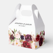 ブルゴーニュ赤素朴フローラボ結婚ホ フェイバーボックス (正面サイド)