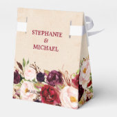 ブルゴーニュ赤素朴フローラボ結婚ホ フェイバーボックス (裏面サイド)