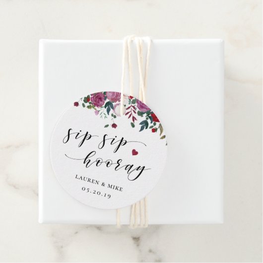 ブルゴーニュ赤開花園区園区ホレ結婚イズラウンド フェイバータグ (インサイチュ)