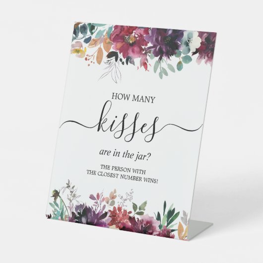 ブルゴーニュ赤面びんの中にキスが何個あるか 台座サイン (正面)