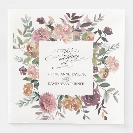 ブルゴーニュ赤面アイボリーフローラ結婚リース (正面)