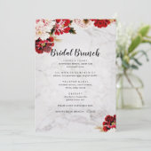 ブルゴーニュ赤面エレガントブライダルブランチ メニュー (スタンド正面)