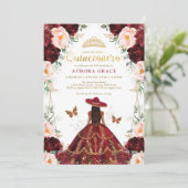 ブルゴーニュ赤面キンセアニラチャロドレスミクリン 招待状 (スタンド正面)