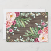 ブルゴーニュ赤面サファリワイルドワン1歳 招待状 (裏面)